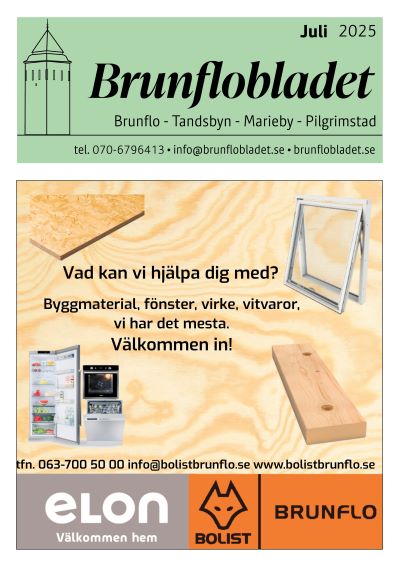 Brunflobladet Juli 2025